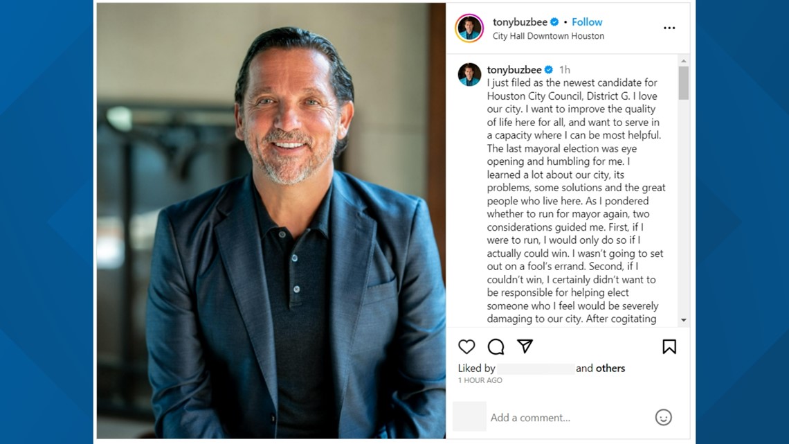 Attorney Tony Buzbee to run for Houston City Council seat