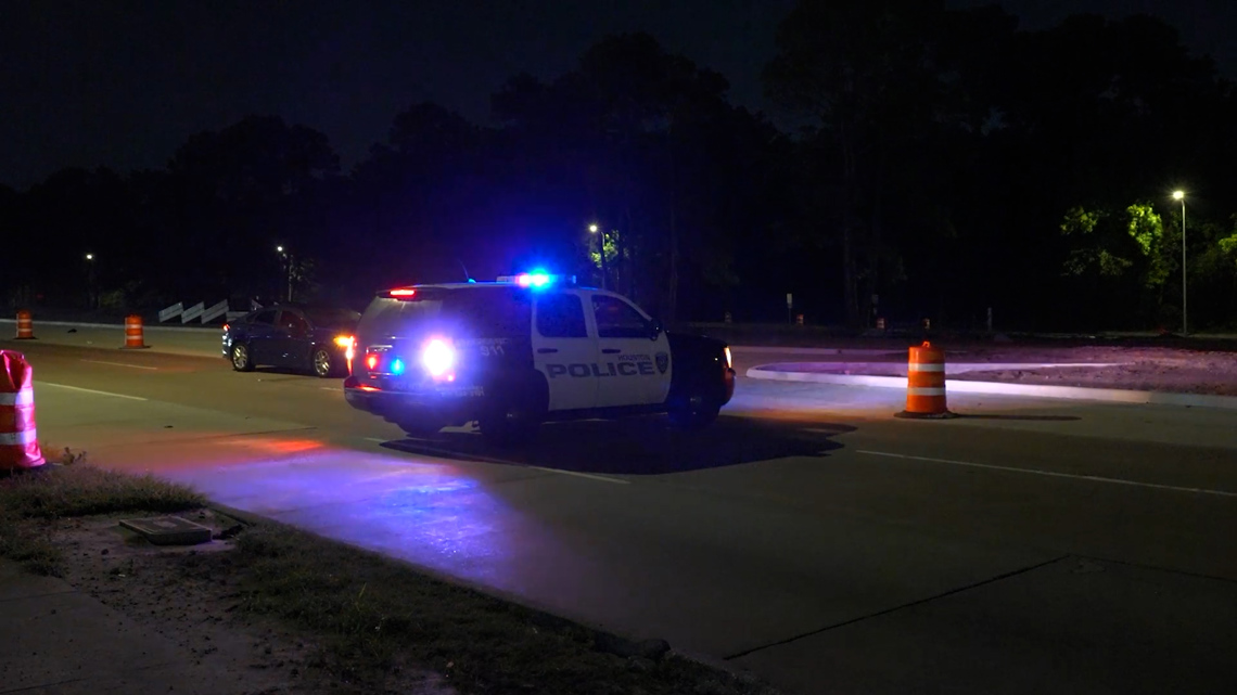 An investigation is underway after police say a woman was hit by two cars near Bush Airport. She died at the scene.