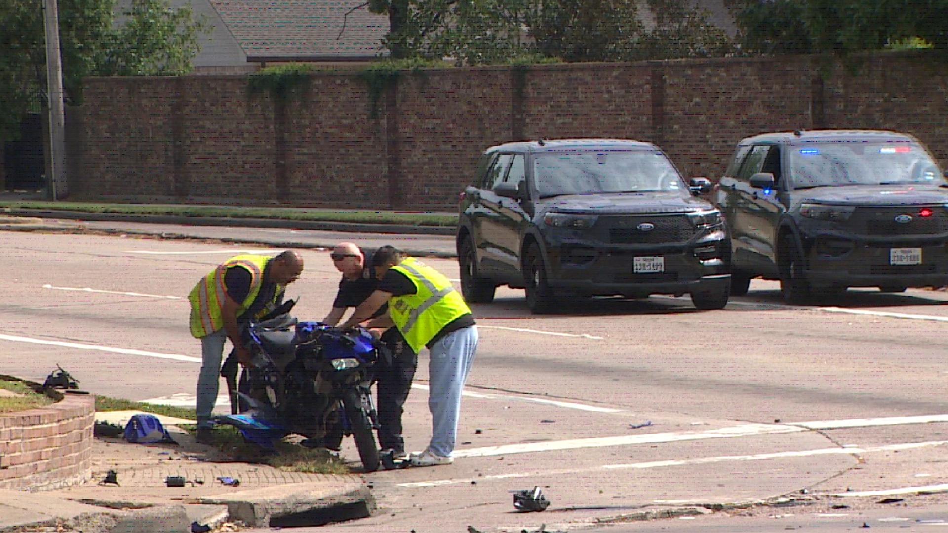 The 19-year-old woman was weaving in and out of traffic on Chimney Rock and then ran a red light at Woodway, according to the Houston Police Department.