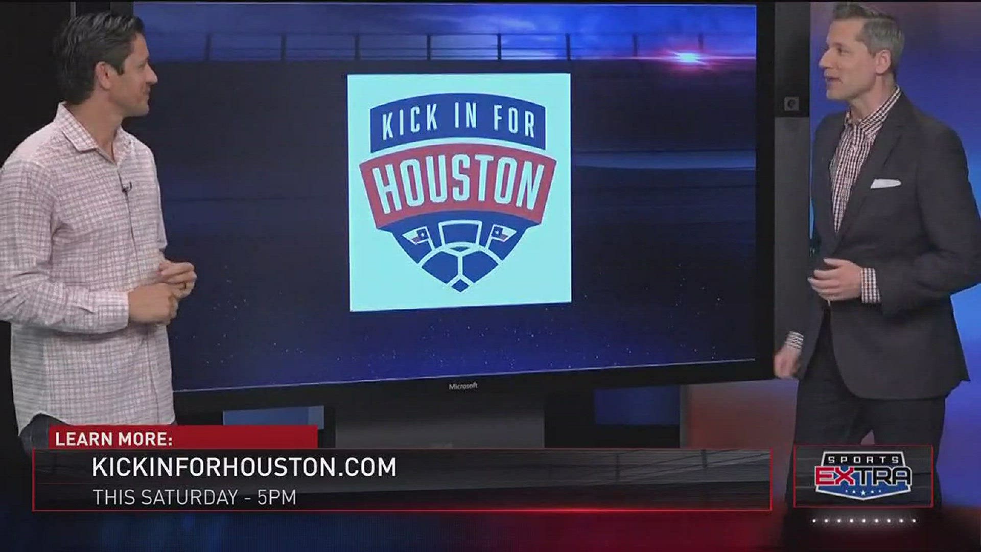 Brian Ching joins KHOU's Jason Bristol to talk about a fundraiser for Harvey relief featuring soccer stars like Clint Dempsey and Mia Hamm, and also other sports stars like Alex Bregman, Steve Nash and Chad Ochocinco.