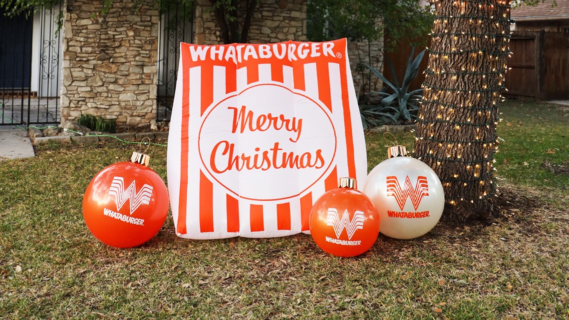 Whataburger Christmas Ornaments NIB 