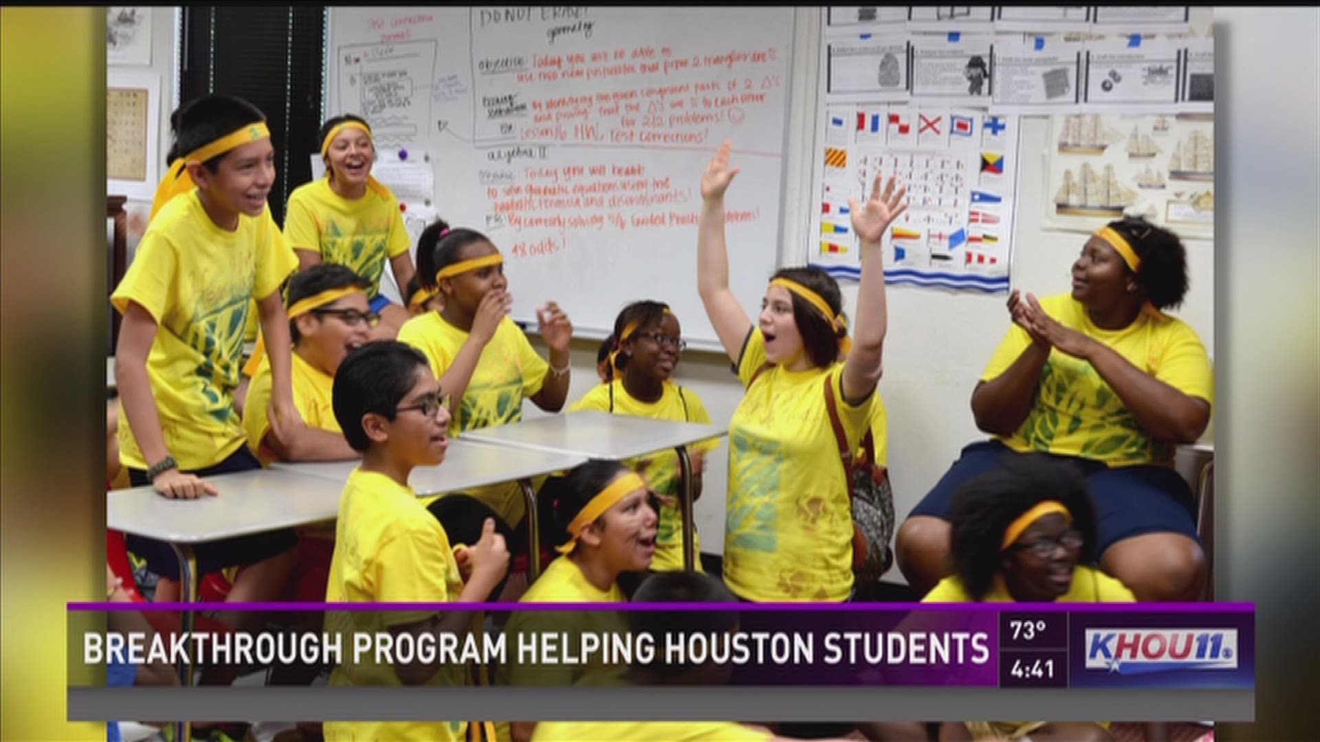 The Breakthrough program has been helping students for the last 20 years. The program guides students from seventh grade through high school by preparing them for college prep high schools and college. 