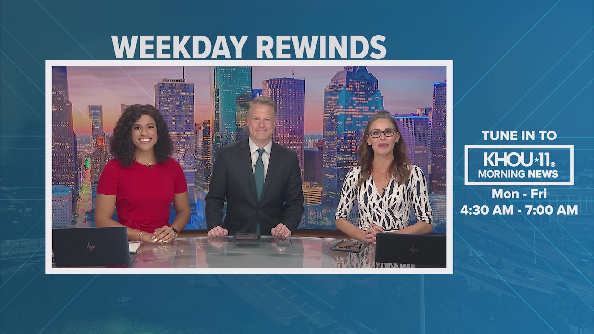 A look back at the laughs and bloopers this week from the KHOU 11 Morning News Team.