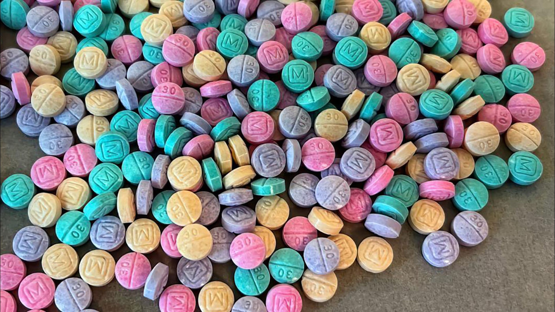 DEA officials are warning the public about "brightly colored fentanyl" pills that are being used to target young Americans.