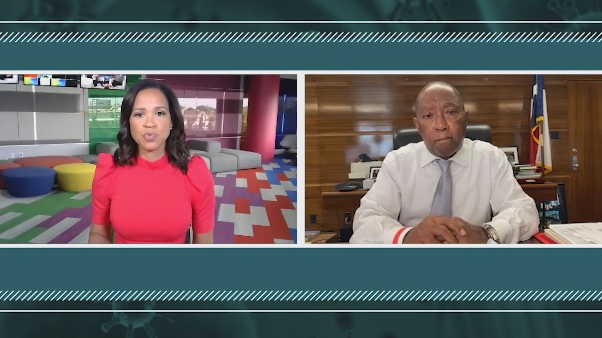 Houston Mayor Sylvester Turner opened up to KHOU 11's Mia Gradney about the state of the city during the coronavirus pandemic.