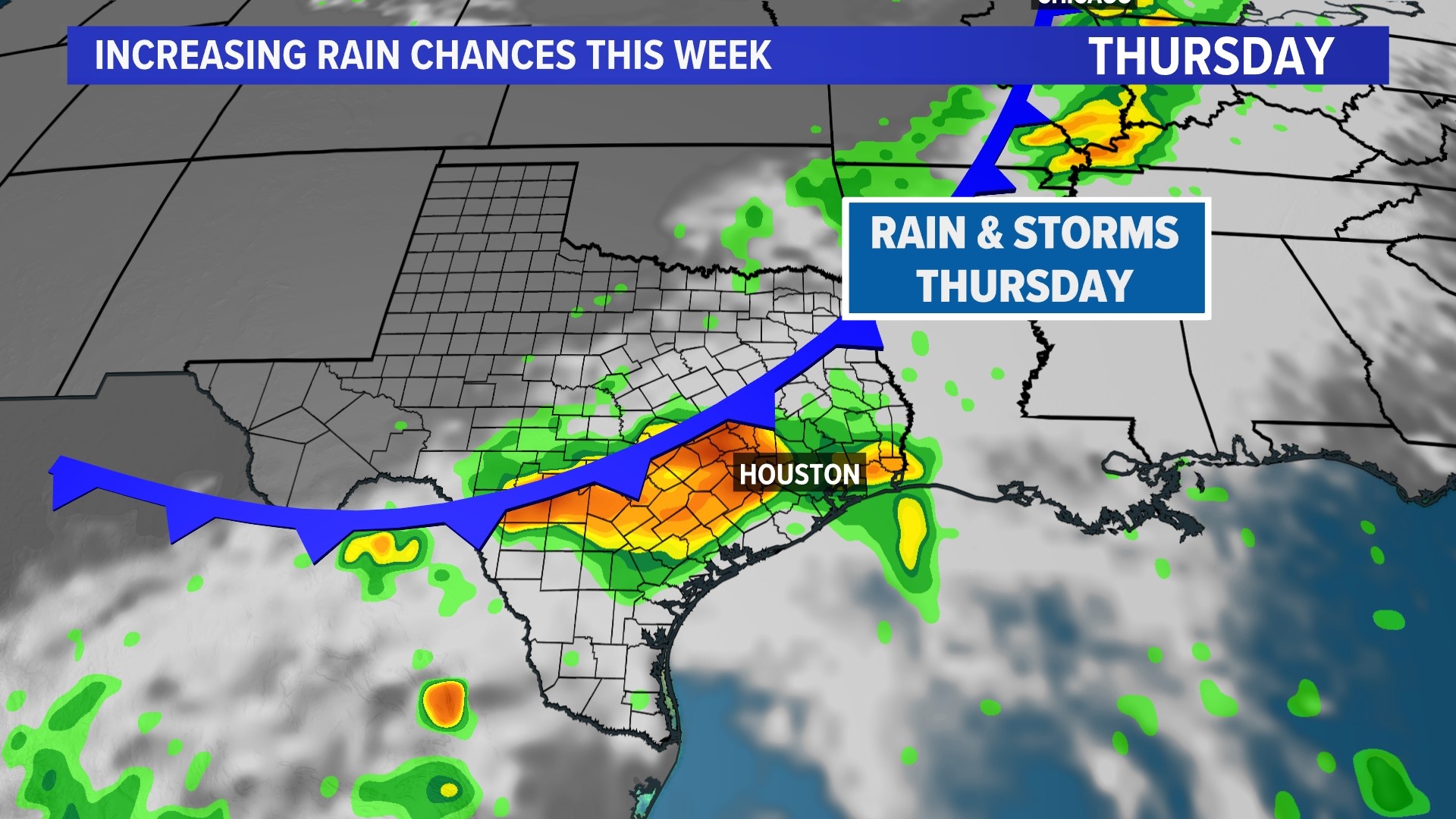 Houston weather: Rain the forecast for southeast Texas | khou.com