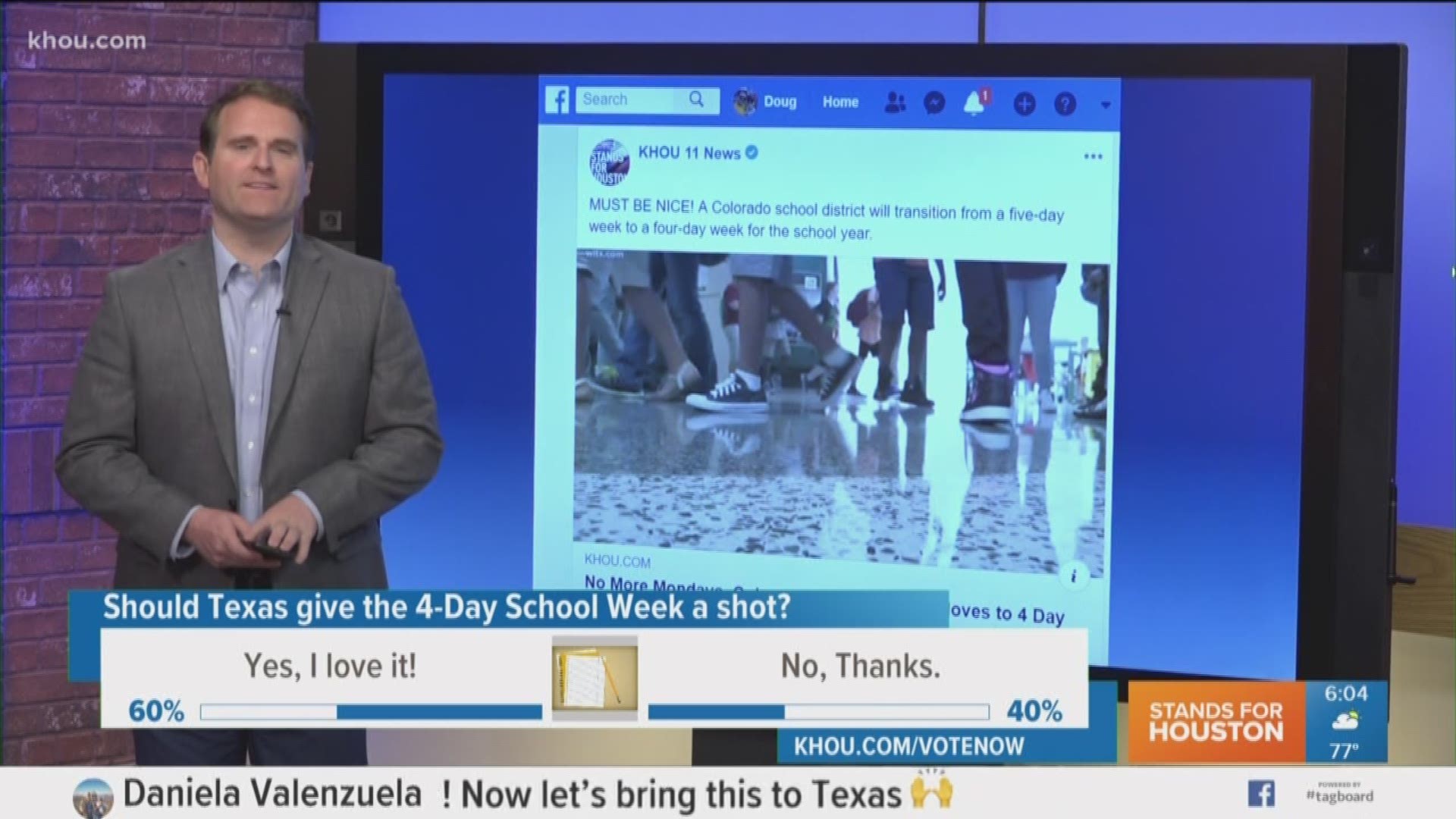 Top headlines at 6 a.m. include the new Fort Bend ISD bond on the ballot, an ongoing investigation on how a 12-year-old was shot and should Texas give the 4-day school week a try? these stories and more at 6 a.m. 