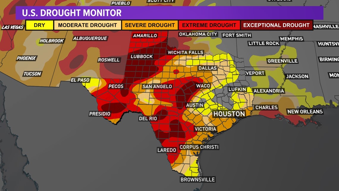 Despite heavy rain Monday, drought persists