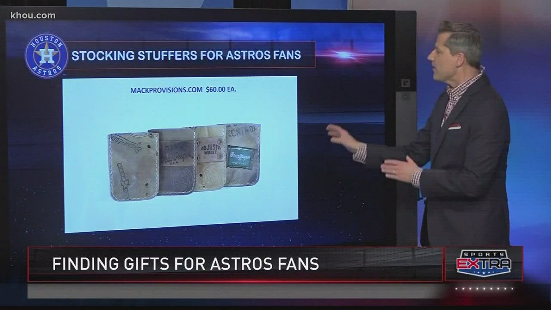 KHOU 11 anchor Jason Bristol has some cool stocking stuffers for the Astros fan who has almost everything.