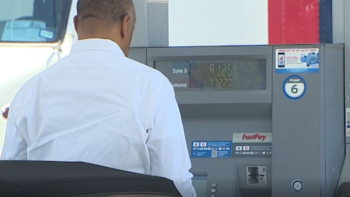 Houston gas prices Average price of unleaded is 4.20
