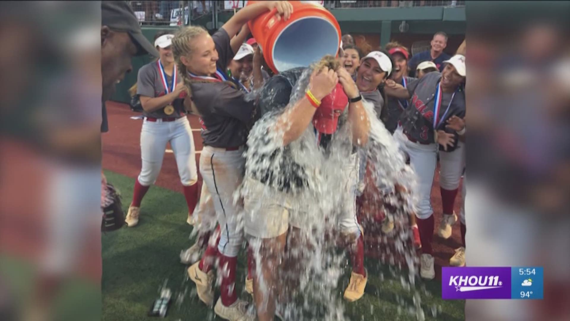 We're saluting the Atascocita High School softball team for winning the state Class 6A championship Saturday. 