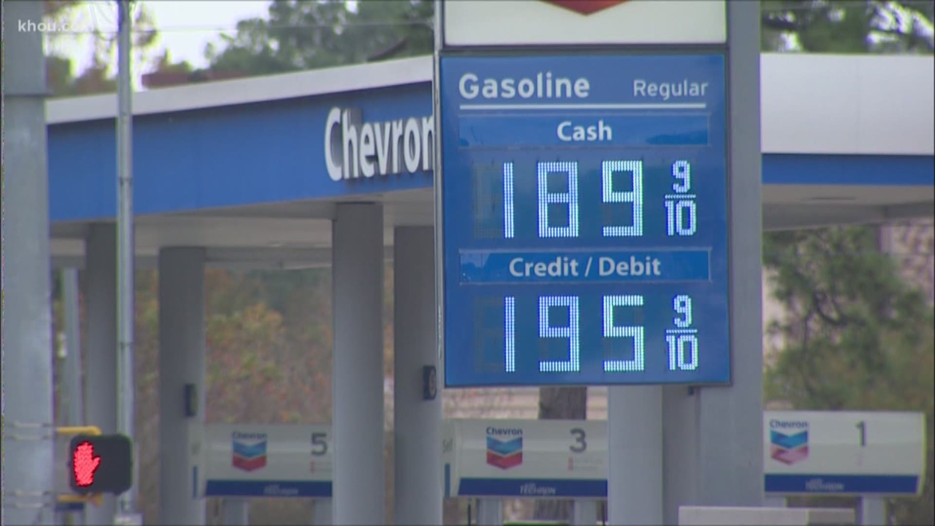 The statewide gas price average in Texas is just $2.19 for a gallon of regular unleaded fuel, according to the AAA Texas Weekend Gas Watch.