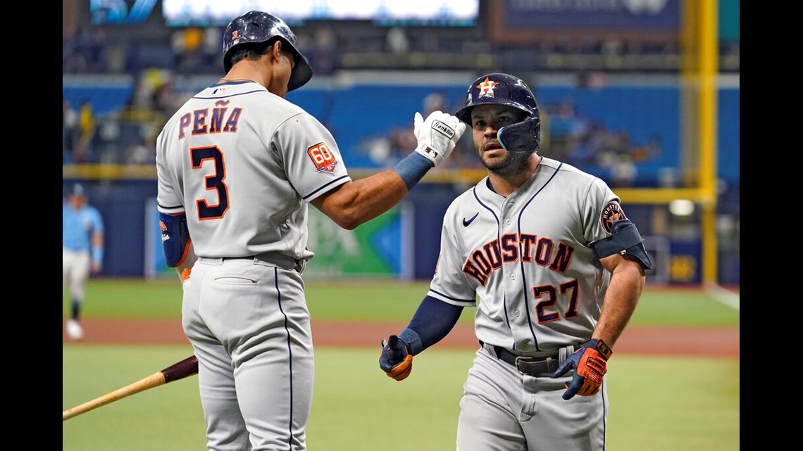 How Astros players celebrated the AL West title on social media