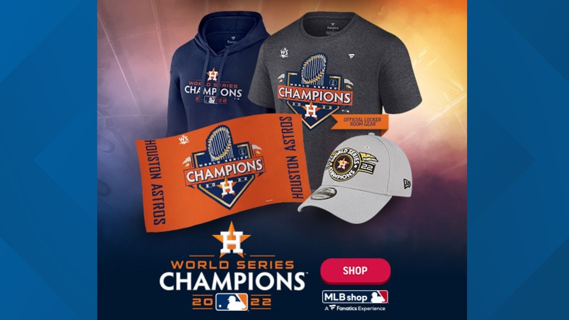 astros world series champions merchandise
