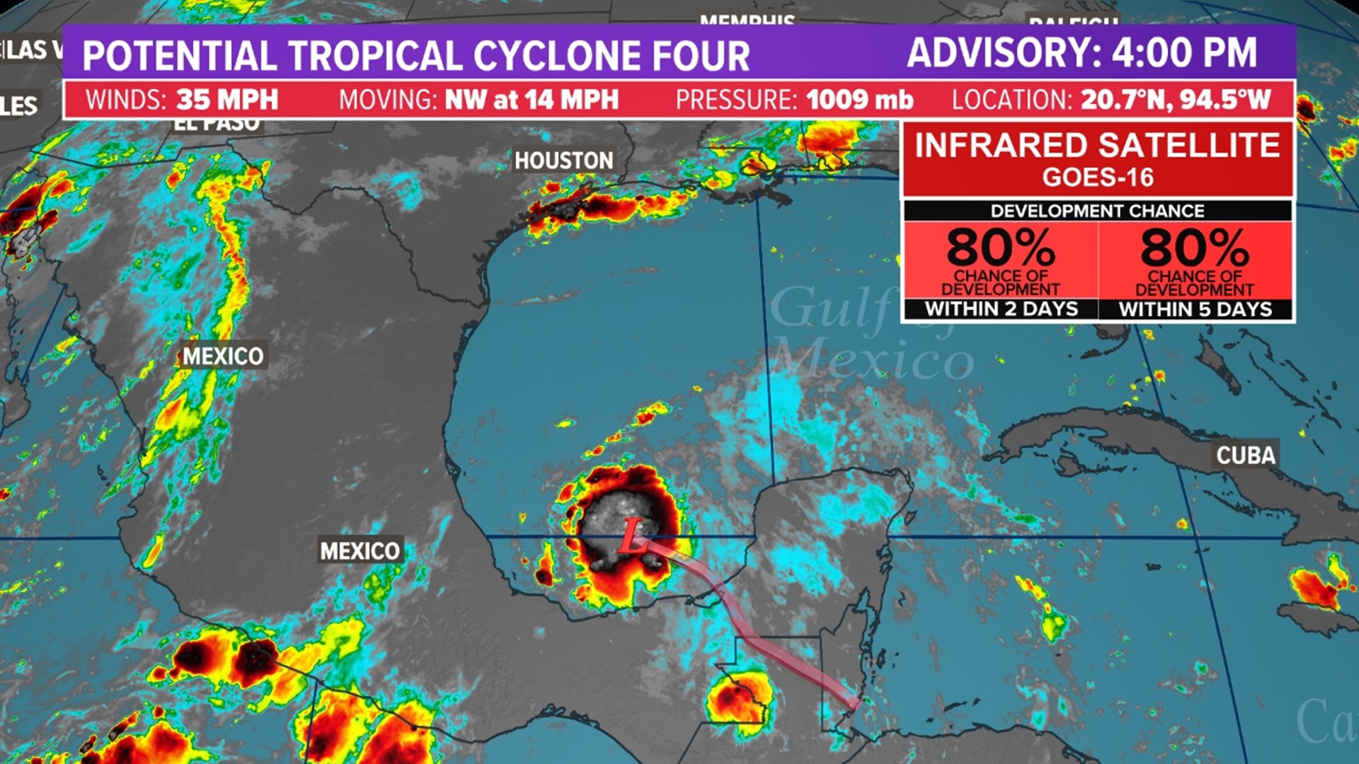 Tropical update Gulf system could Tropical Storm Danielle