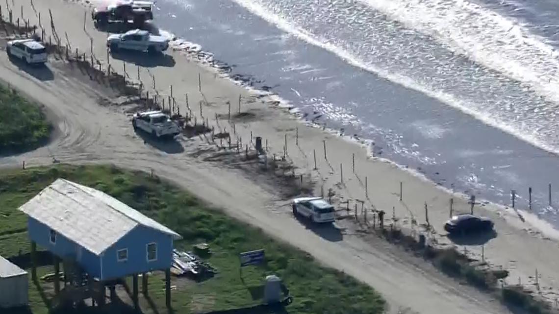 Bermuda Beach drowning near FM 3005 at Pabst Road in Galveston