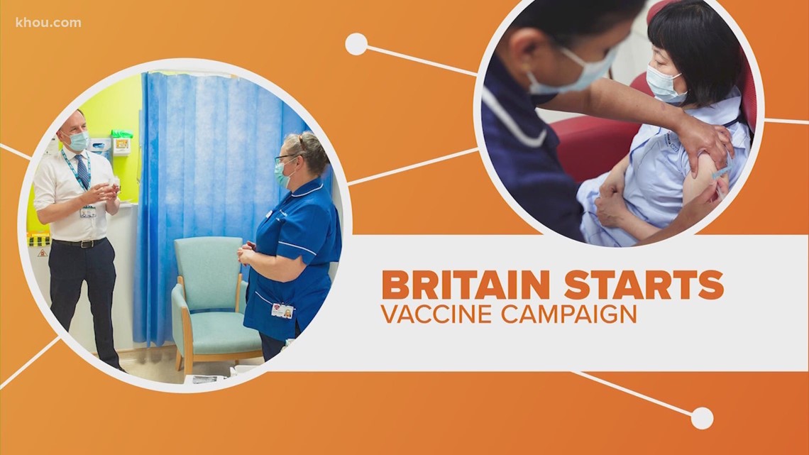 Britain launches coronavirus vaccination campaign | khou.com