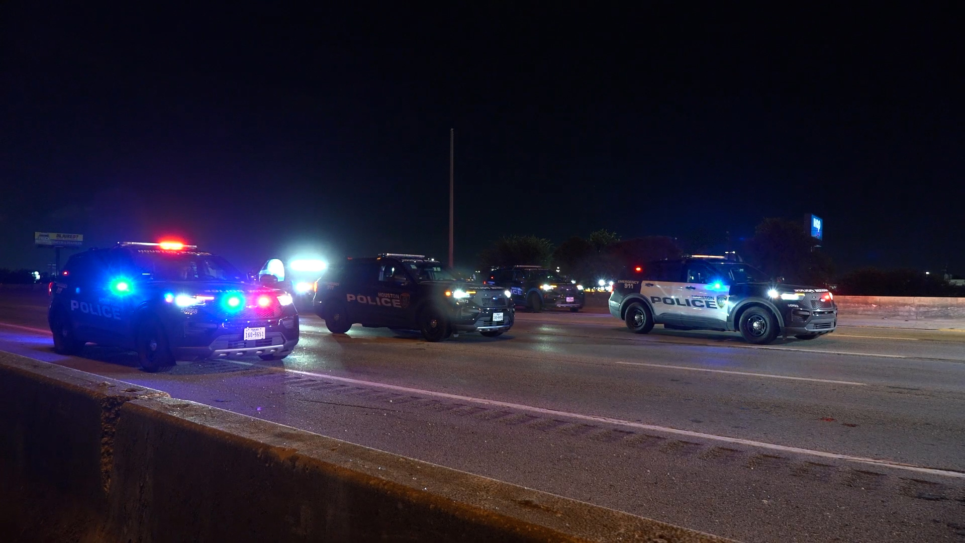 Woman hit, killed by car on East Freeway, HPD says | khou.com