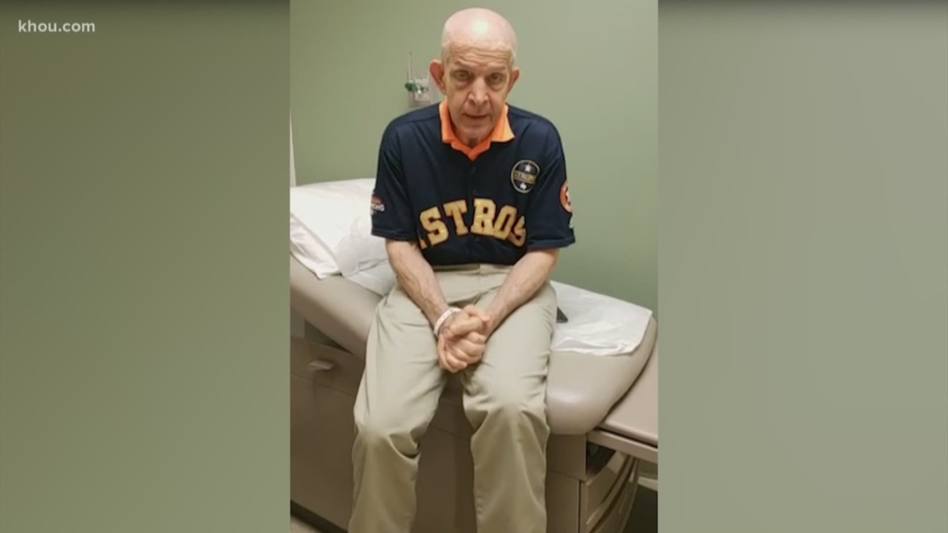 Tired from a night of medical testing, but not too tired to miss out on talking to people, Jim “Mattress Mack” McIngvale left a Houston hospital Wednesday heading right back to the job he’s known for.