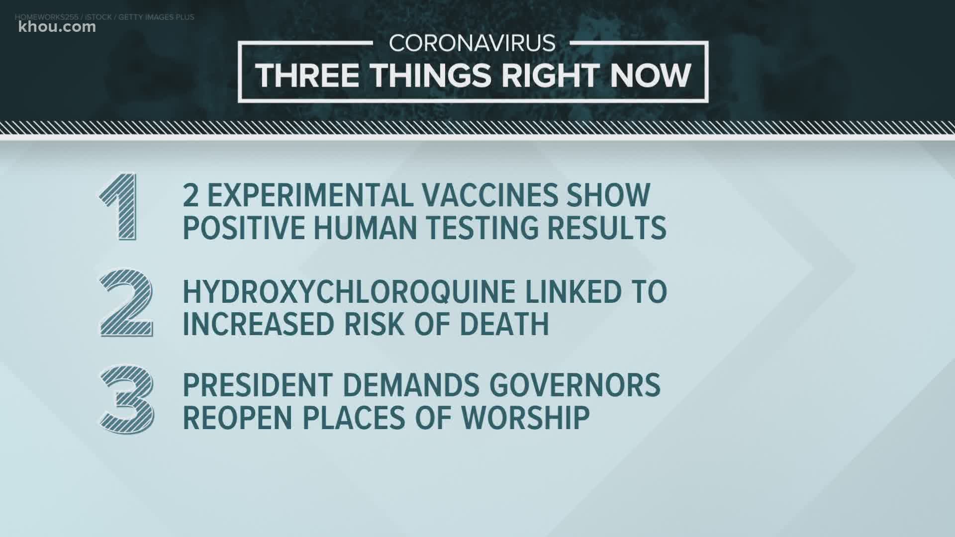 Here are your local and national coronavirus headlines for May 23, 2020 including the latest on bars reopening in Houston.