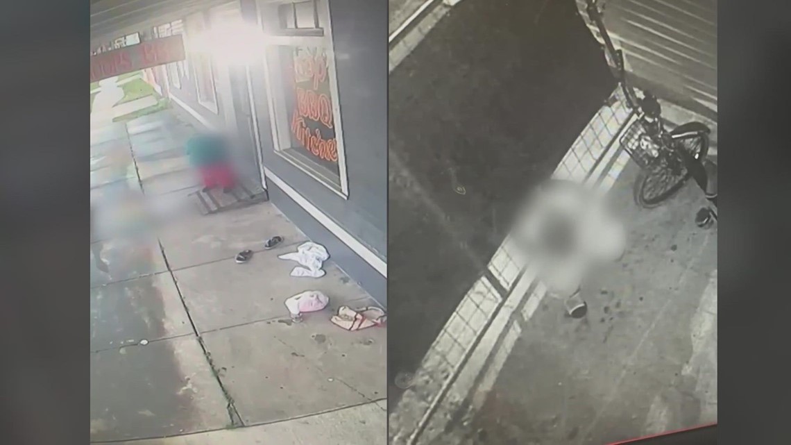 Seorang pria tertangkap kamera buang air besar di jalan masuk Galveston