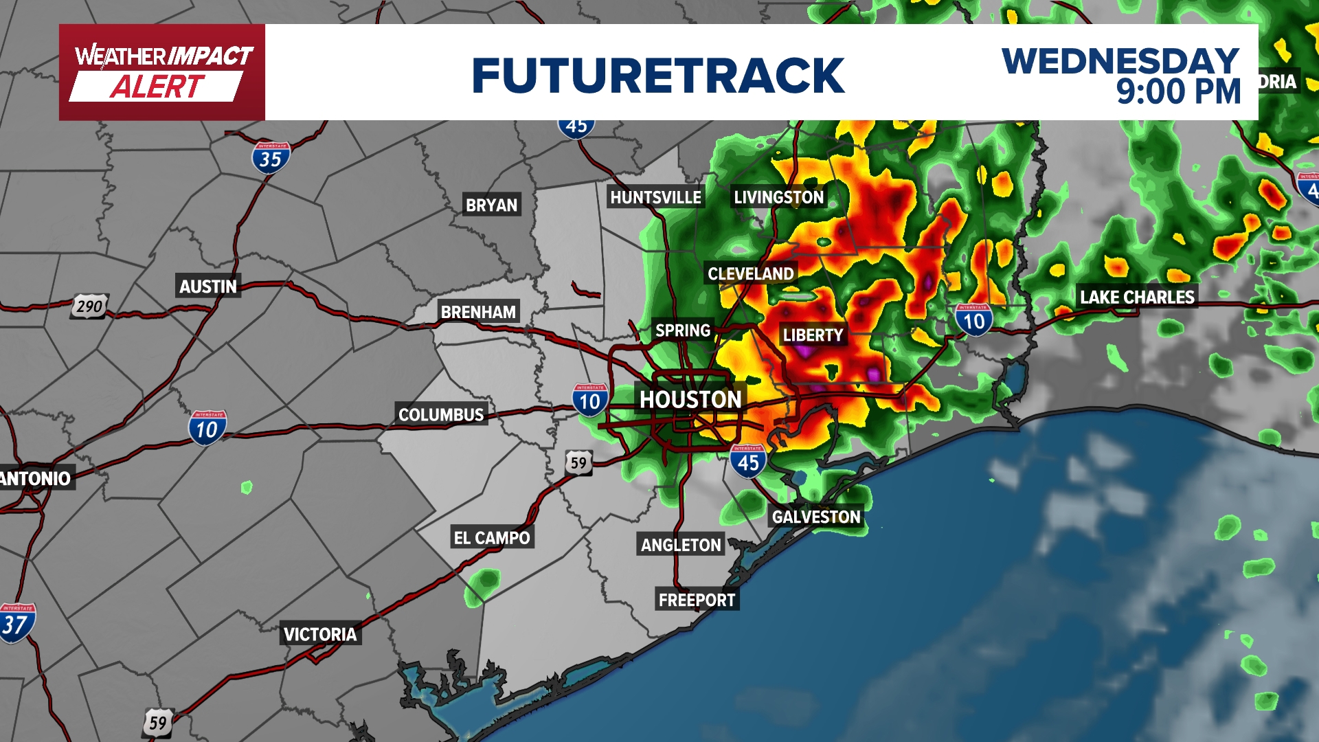 Weather Impact Alert today for storms that could turn severe, with wind ...