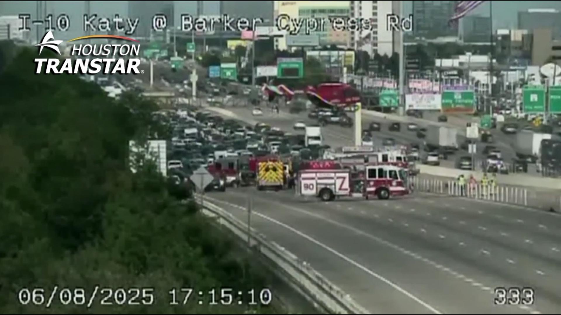 Katy Freeway westbound at Barker Cypress Road reopens after crash ...