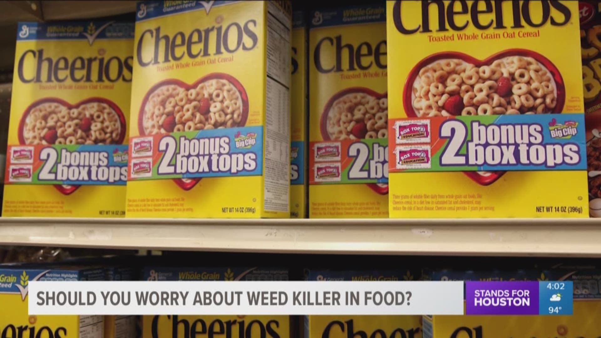 KHOU 11 spoke with experts on a recent study that found a weed-killing chemical, which is linked to cancer, in several popular breakfast foods.