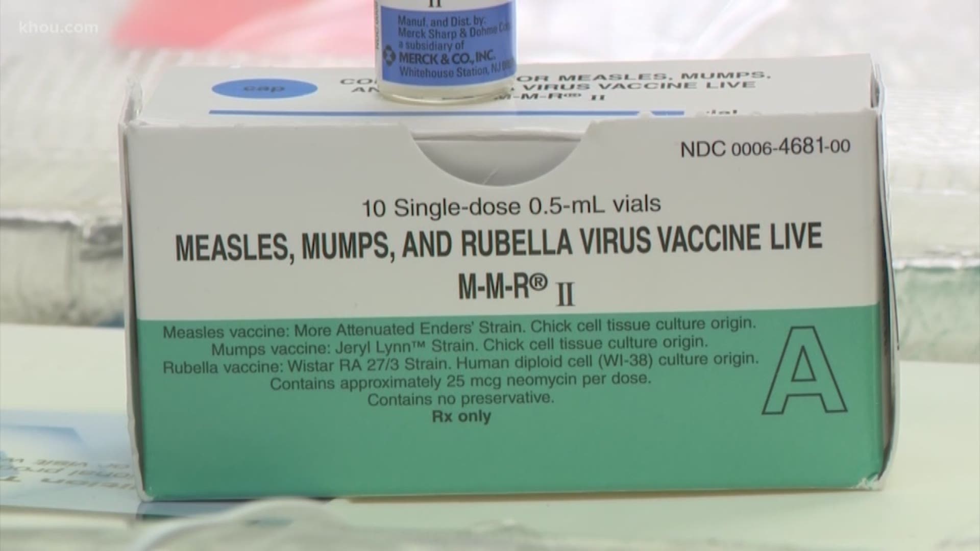 Measles cases are on the rise again. The CDC says 555 cases have been confirmed in 20 states, including Texas. The World Health Organization says measles cases are up 300 percent in the first three months of 2019.