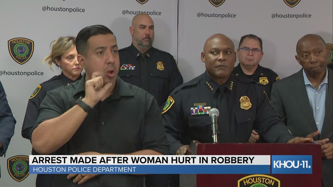 2 arrested after woman body slammed during robbery in west Houston ...