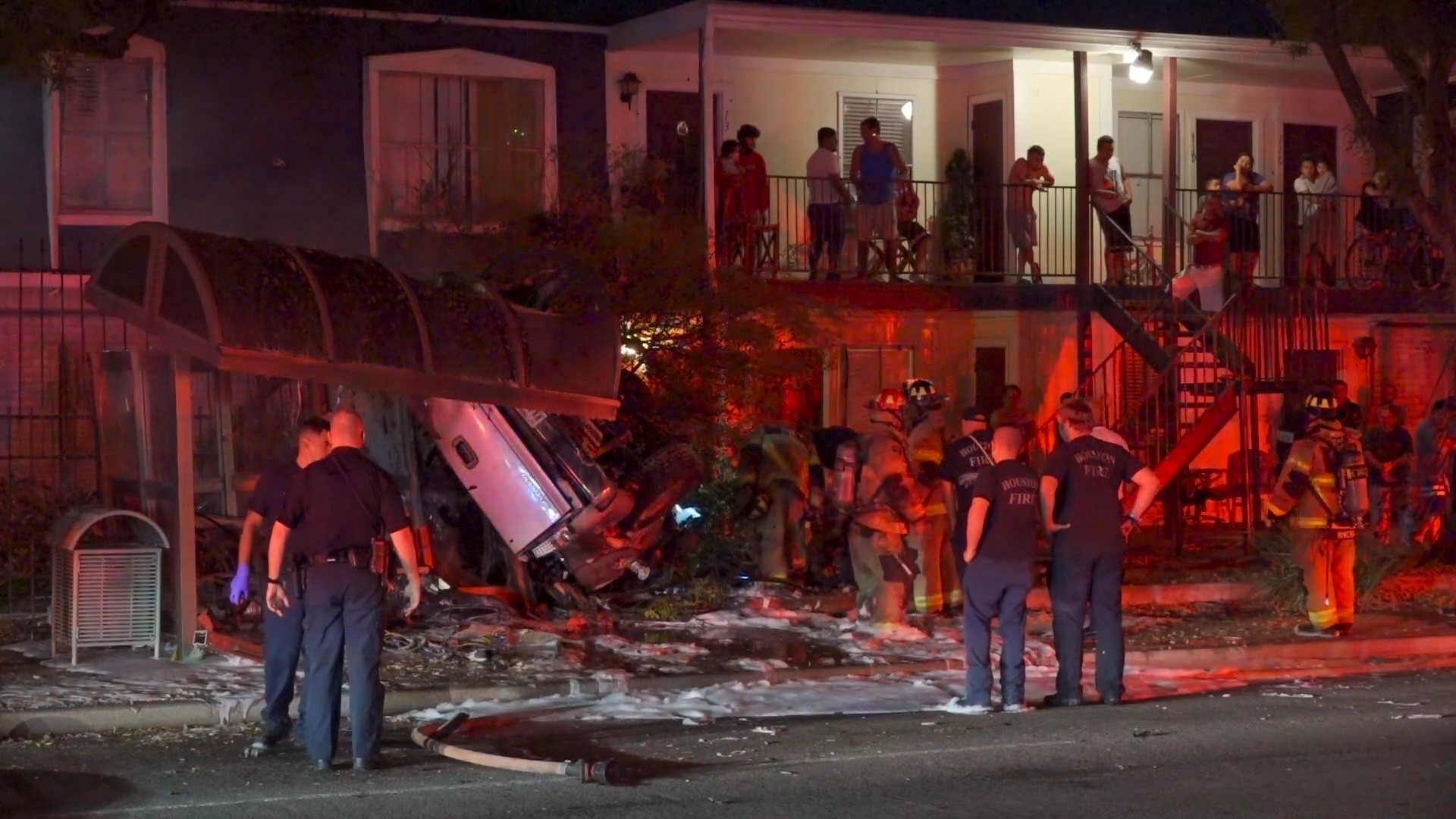 Houston, Texas: At least one deadly fiery crash in N. Houston | khou.com