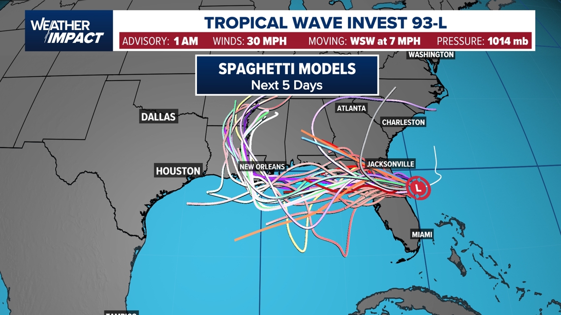 Tropical update: Tracking system with 40% chance of development in the ...