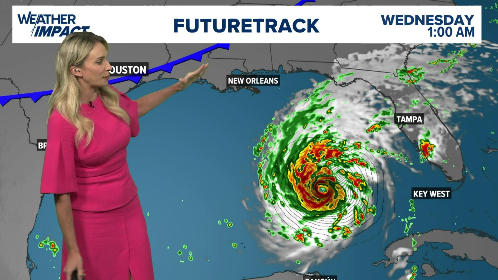 Hurricane Milton Category 4 storms on path to Florida Latest track