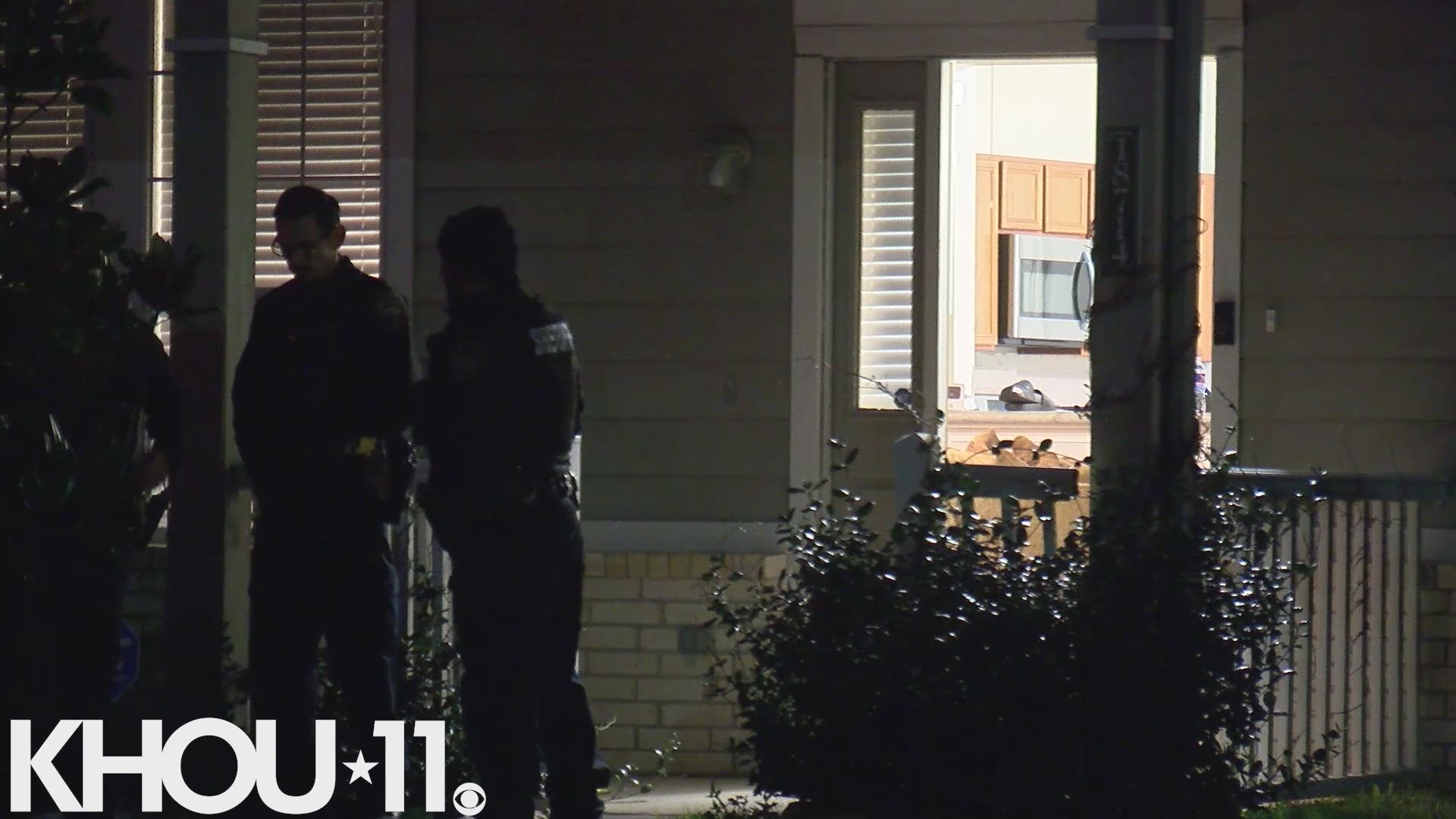A suspect was shot during a home invasion in Katy. The suspect was shot in the arm and taken to a nearby hospital.