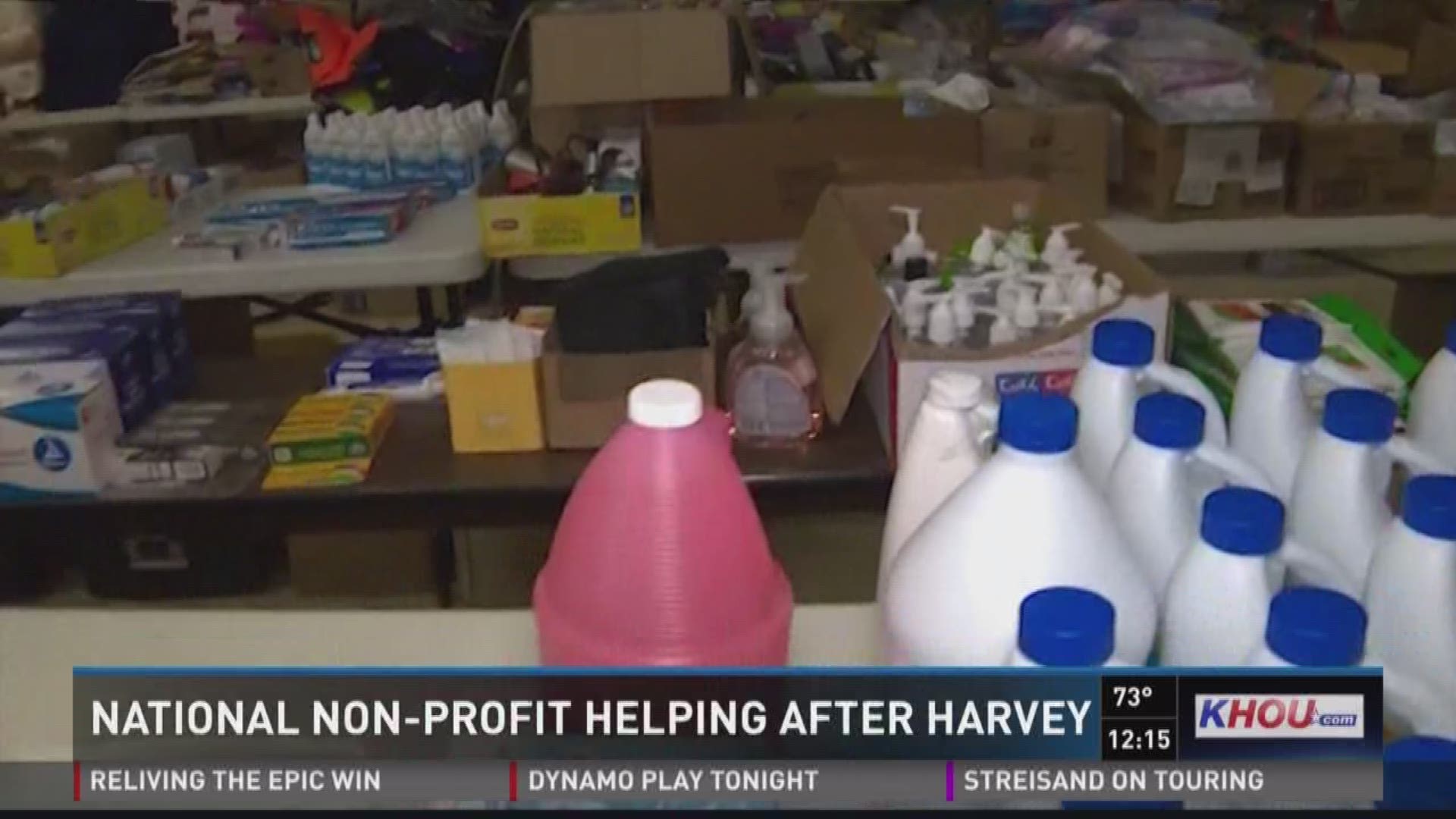 KHOU 11's Sherry Williams reports on Good360 - a national non-profit helping after Harvey