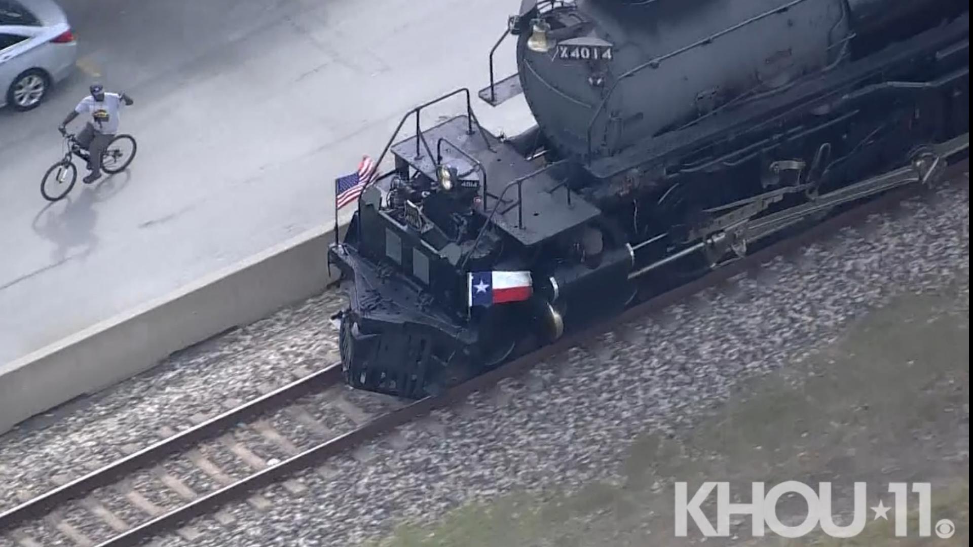 It's the largest operating steam engine in the world and now it's here in Houston!