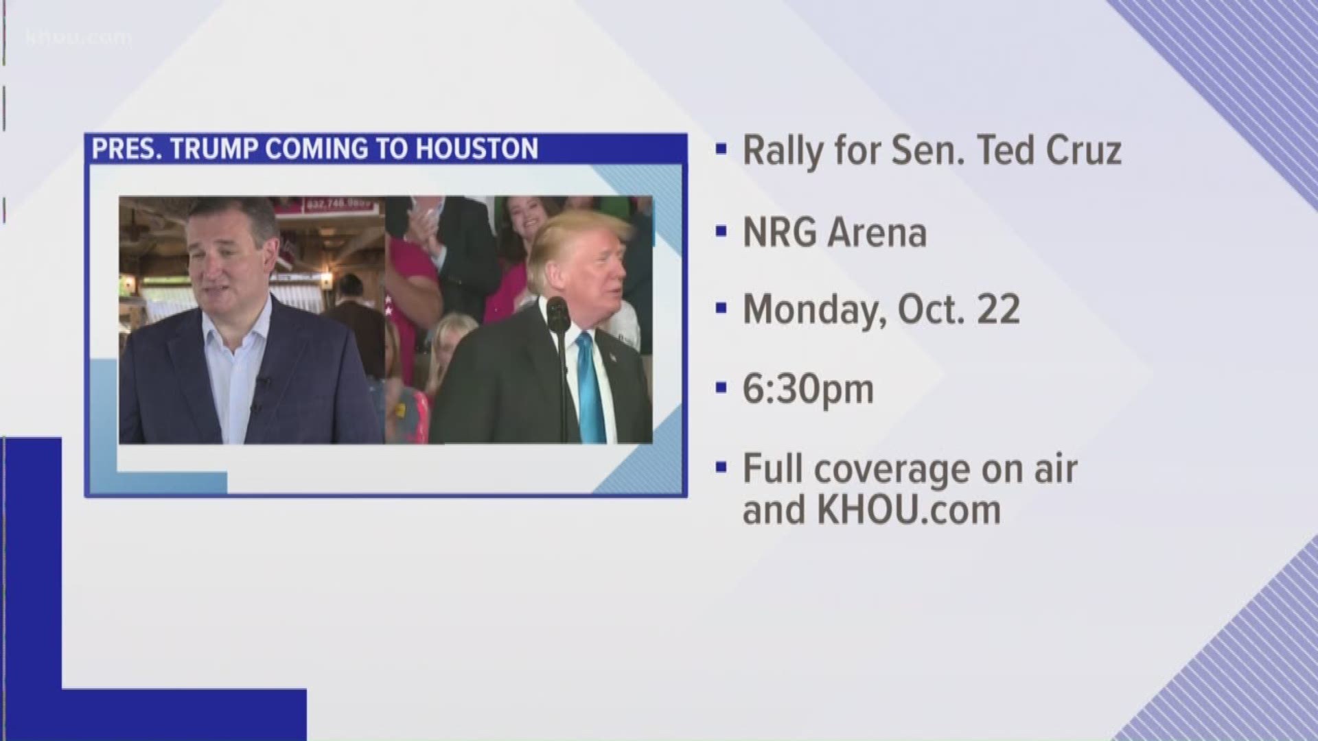 President Donald Trump is set to campaign in Houston next week with a MAGA rally.