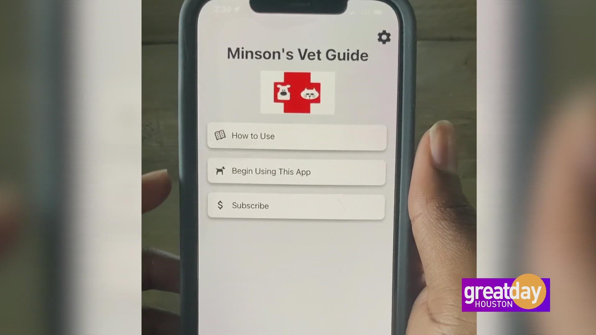 A few quick taps on the Minson's Vet Guide app can help find the closest 24 hour emergency veterinary hospital, so no matter where you are, your pets are protected