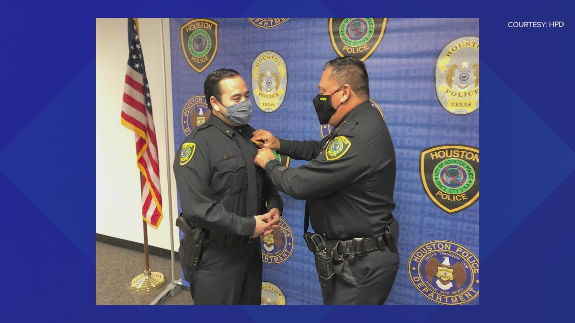 HPD Chief Troy Finner identified the officer as Vidal Lopez, a 20-year veteran of the force who currently works in the Technology Services department.