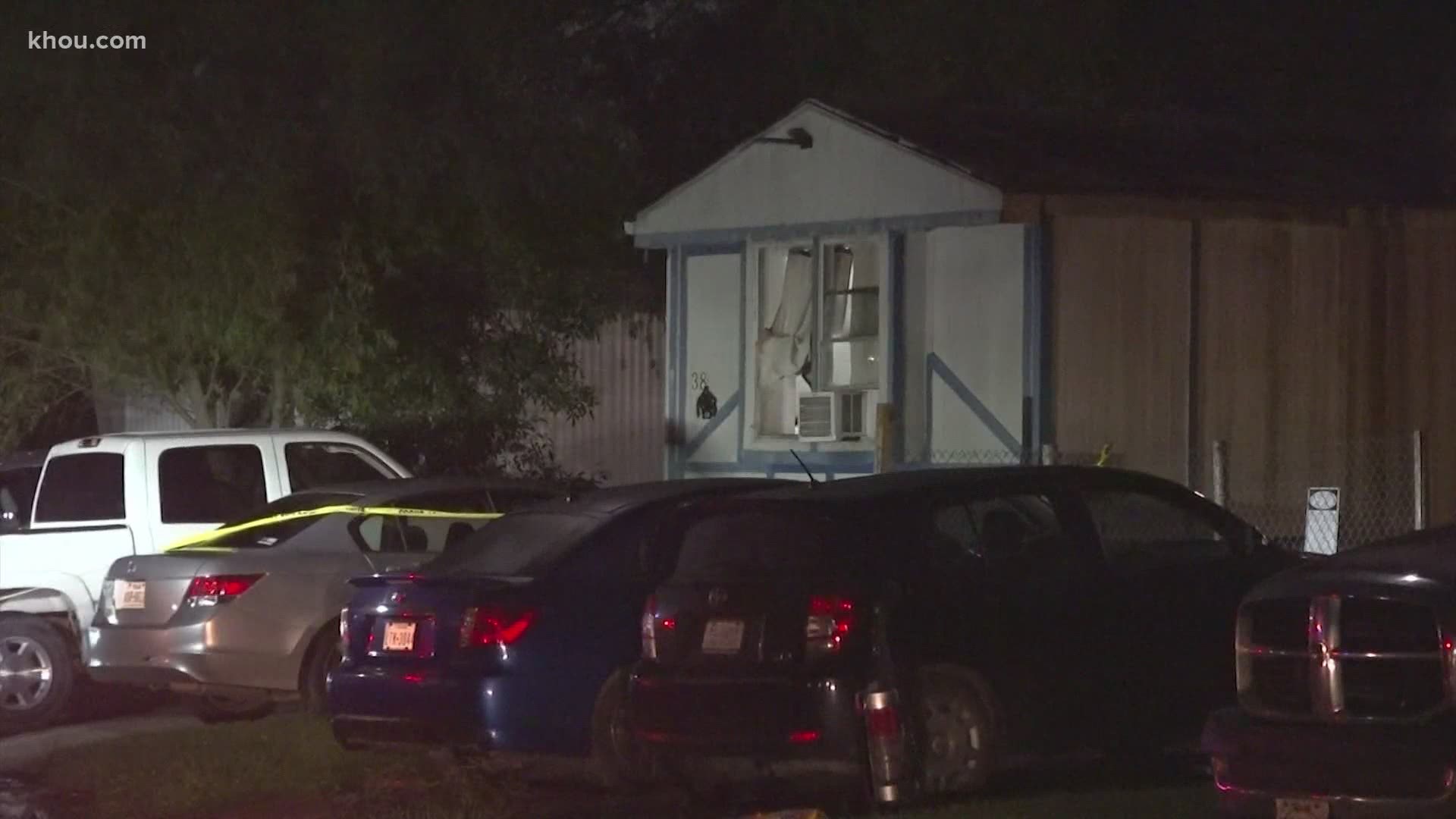 Two teenage brothers were found hiding under a trailer after a scary, violent home invasion in northwest Harris County overnight.