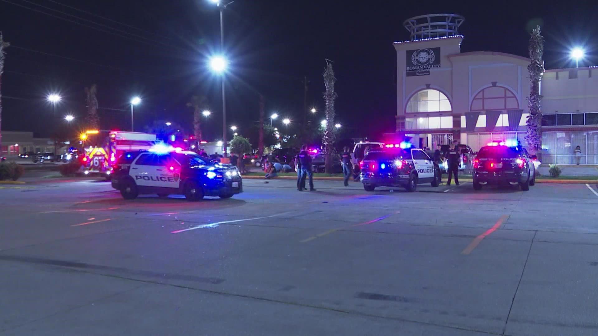 Two men were shot outside a nightclub overnight Sunday in north Houston. This happened at about 2:30 a.m. in the 400 block of W Little York.