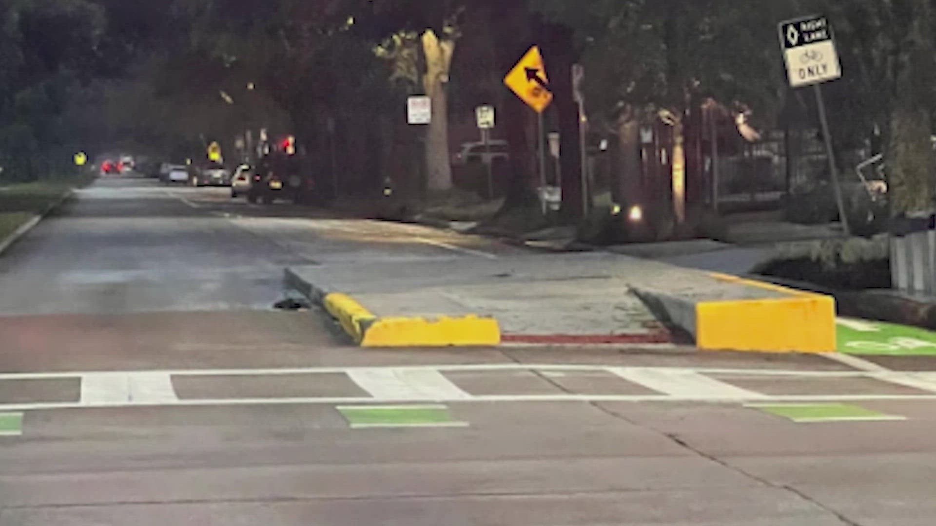 Even though the City of Houston installed the floating bus stops, METRO will pay to have them removed.