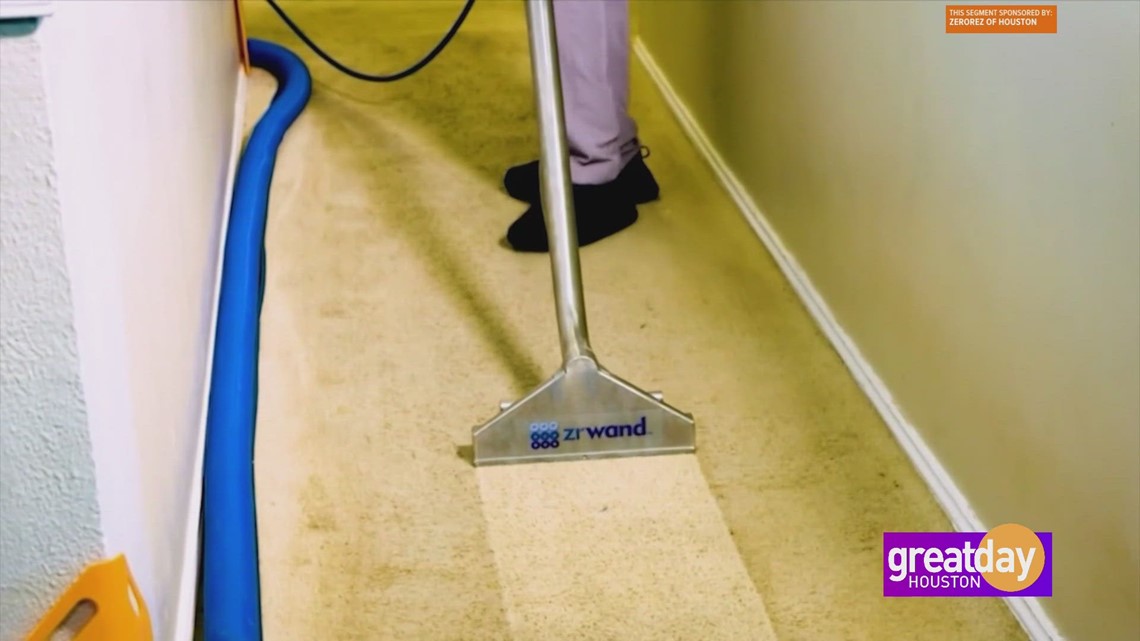 Sponsored How Zerorez of Houston's, Zr Lifter, works to scrub dirt out of your carpets