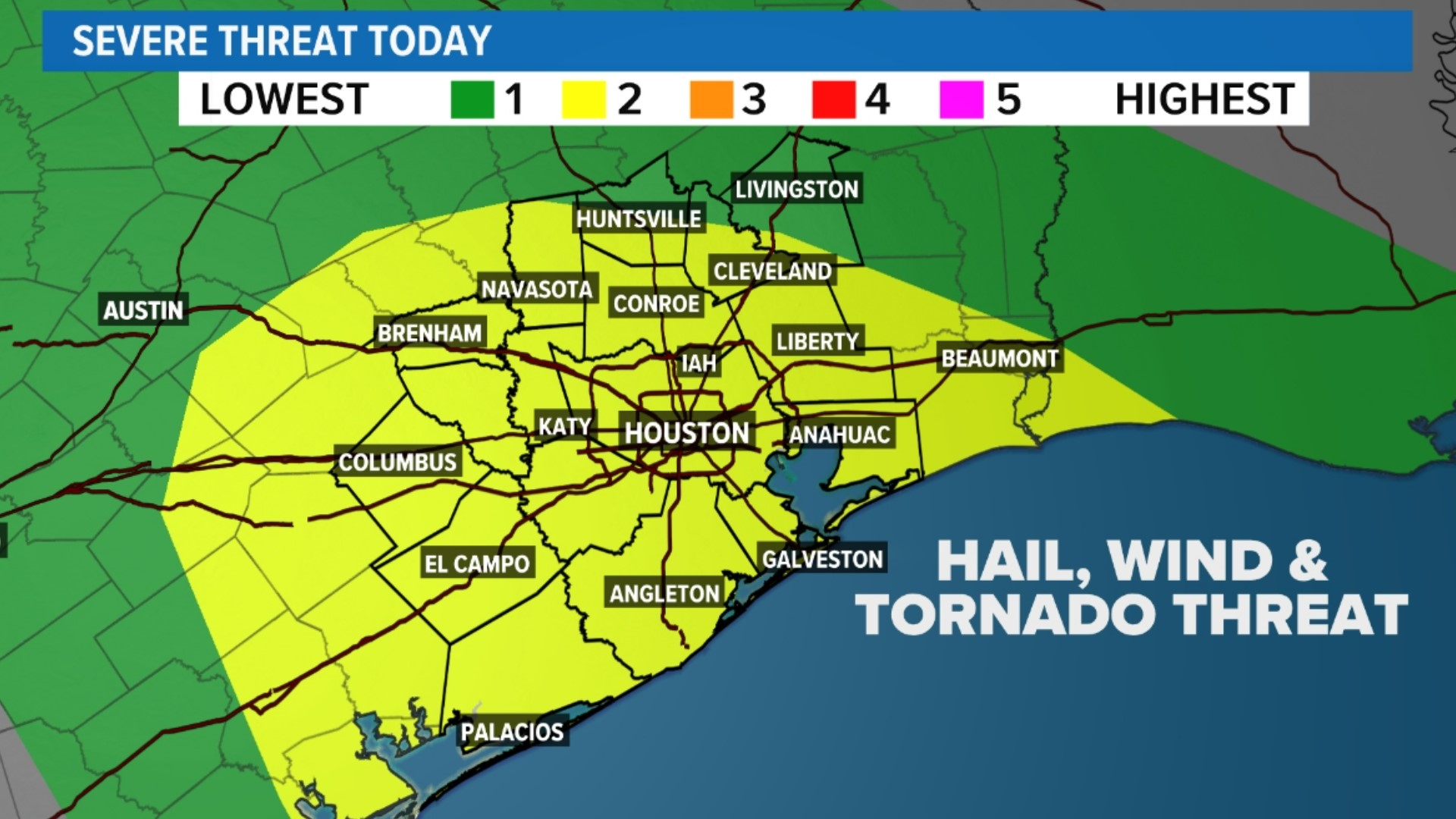 Live Radar Track rain and potential severe weather moving through