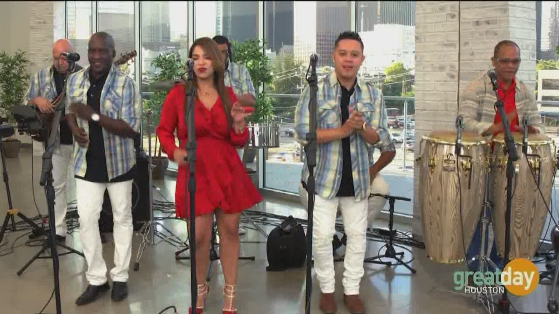 Jorge "Cro Cro" Orta brought his band Tumbaka perform a new song on Great Day Houston to celebrate Hispanic Heritage Month.