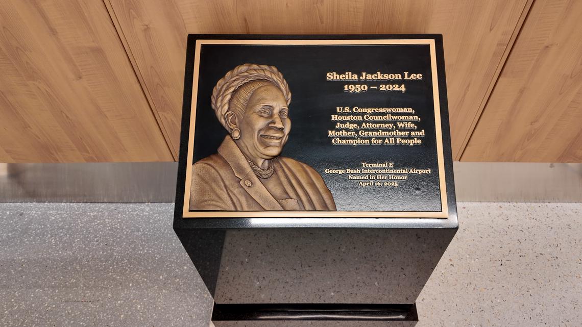 Sheila Jackson Lee’s legacy honored at Bush Airport with Terminal E dedication