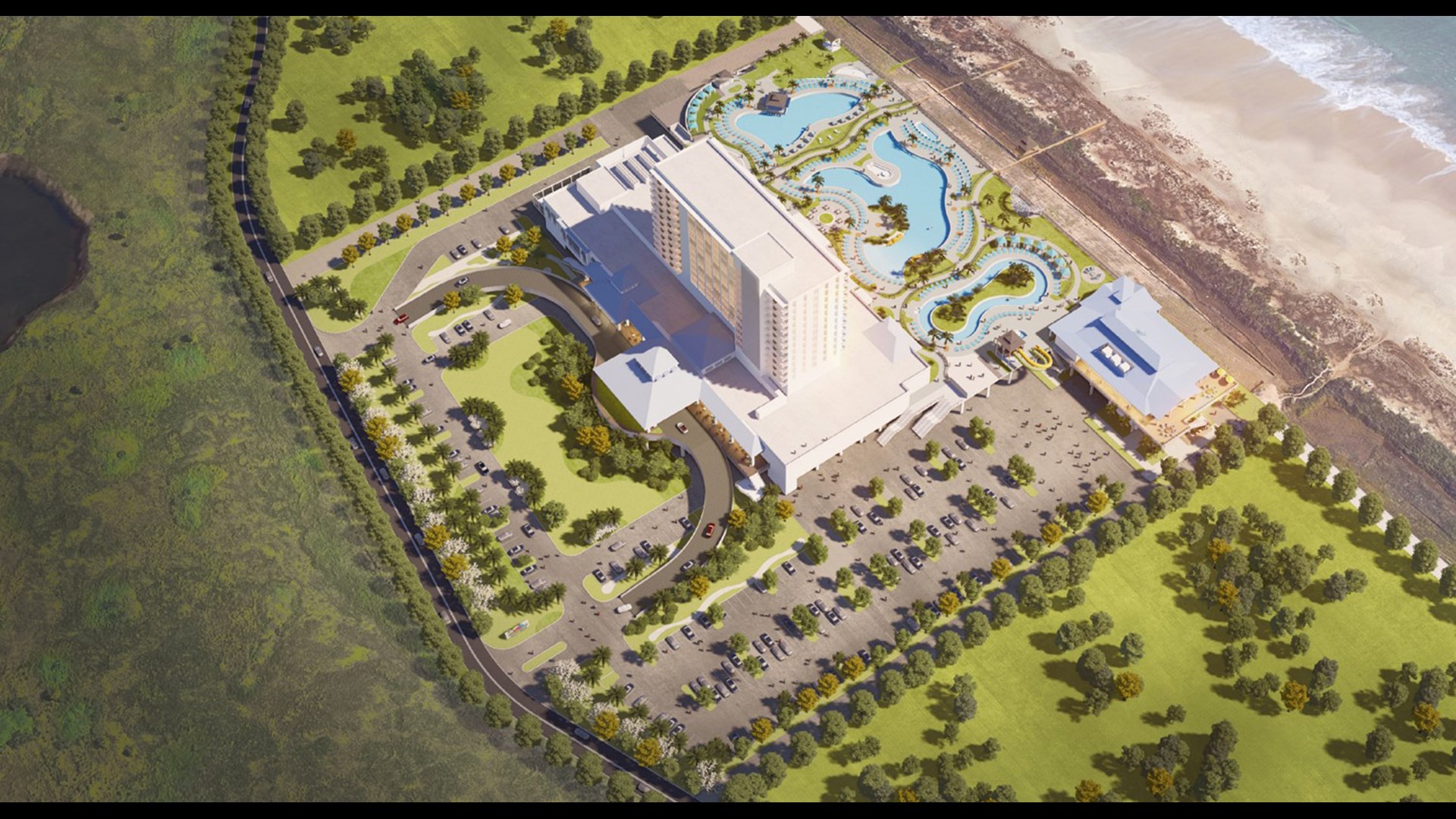 When is the Margaritaville Galveston, Texas resort opening?