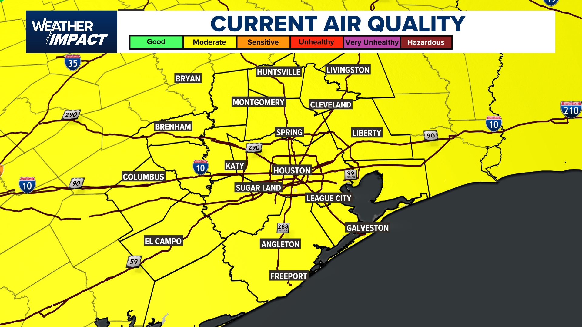 Hazy skies will last through the weekend. The reason for the smoke and its affect on Houston weather.