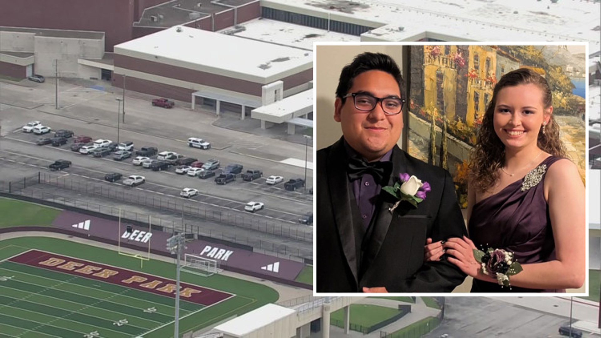 According to police, the student was driving recklessly in the parking lot when they hit two other students. Both were taken to area hospitals.