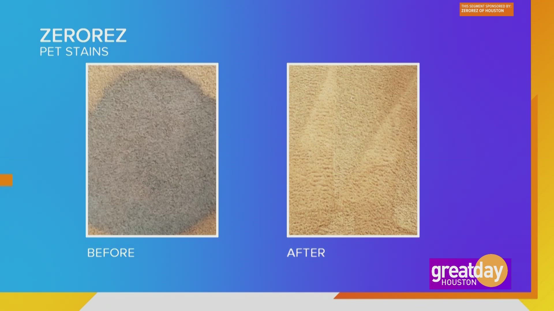 Kyle Peterson, General Manager of Zerorez of Houston, shows how Zerorez can clean your floors without toxic chemicals or detergents, leaving carpets residue free.